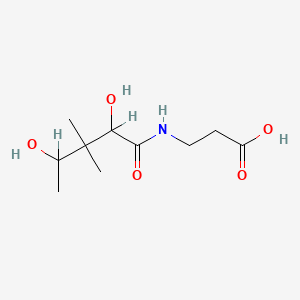 molecular formula C10H19NO5 B14738843 omega-Methyl pantothenic acid CAS No. 2545-82-6