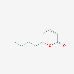 molecular formula C9H12O2 B14738855 2H-Pyran-2-one, 6-butyl- CAS No. 5247-94-9