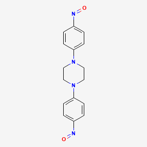 molecular formula C16H16N4O2 B14738862 1,4-Bis(4-nitrosophenyl)piperazine CAS No. 4963-30-8
