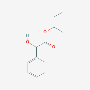 molecular formula C12H16O3 B14738875 Butan-2-yl hydroxy(phenyl)acetate CAS No. 6290-32-0