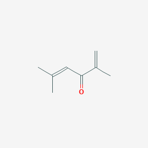 molecular formula C8H12O B14738880 2,5-Dimethylhexa-1,4-dien-3-one CAS No. 10599-23-2
