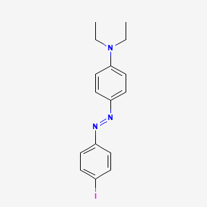 molecular formula C16H18IN3 B14738925 N,N-Diethyl-4-[(E)-(4-iodophenyl)diazenyl]aniline CAS No. 3010-41-1
