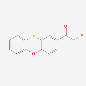 molecular formula C14H9BrO2S B14738938 2-[Bromoacetyl]phenoxathiin CAS No. 6517-30-2