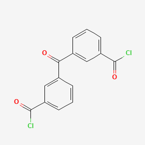 molecular formula C15H8Cl2O3 B14738992 Benzoyl chloride, 3,3'-carbonylbis- CAS No. 6472-69-1