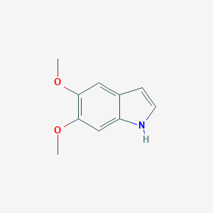 molecular formula C10H11NO2 B014739 5,6-二甲氧基吲哚 CAS No. 14430-23-0