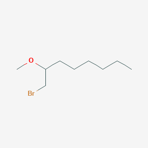 molecular formula C9H19BrO B14739045 1-Bromo-2-methoxyoctane CAS No. 5935-18-2