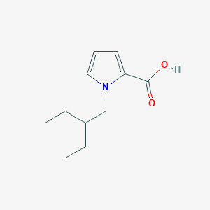 molecular formula C11H17NO2 B1473906 1-(2-ethylbutyl)-1H-pyrrole-2-carboxylic acid CAS No. 1551334-05-4