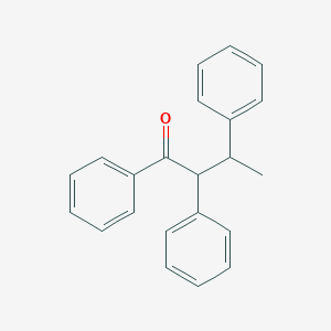 molecular formula C22H20O B14739070 1,2,3-Triphenylbutan-1-one CAS No. 6333-99-9