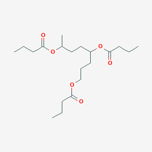 molecular formula C20H36O6 B14739107 Octane-1,4,7-triyl tributanoate CAS No. 5453-21-4