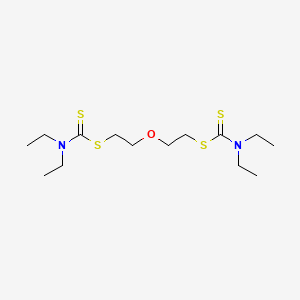 molecular formula C14H28N2OS4 B14739155 Oxydiethane-2,1-diyl bis(diethylcarbamodithioate) CAS No. 5347-21-7