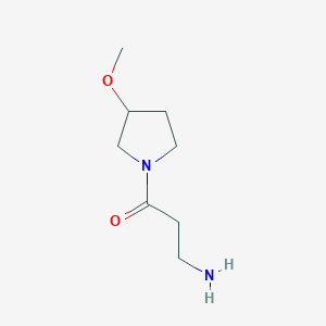 3-Amino-1-(3-methoxypyrrolidin-1-yl)propan-1-one