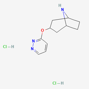 3-(Pyridazin-3-yloxy)-8-azabicyclo[3.2.1]octane dihydrochloride