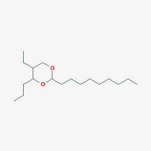 molecular formula C18H36O2 B14739285 5-Ethyl-2-nonyl-4-propyl-1,3-dioxane CAS No. 5416-60-4