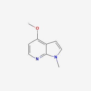 molecular formula C9H10N2O B1473929 4-Methoxy-1-methyl-1H-pyrrolo[2,3-b]pyridine CAS No. 1788041-65-5