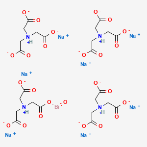 molecular formula C24H28BiN4Na7O25 B14739350 Bismuth sodium triglycollamate CAS No. 5798-43-6