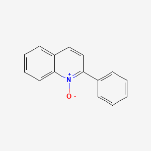 molecular formula C15H11NO B14739389 Quinoline, 2-phenyl-, 1-oxide CAS No. 5659-33-6