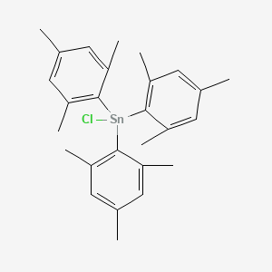 molecular formula C27H33ClSn B14739392 Chlorotris(2,4,6-trimethylphenyl)stannane CAS No. 6199-33-3
