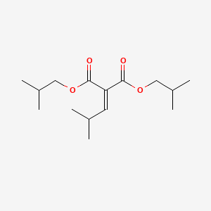 molecular formula C15H26O4 B14739403 Bis(2-methylpropyl)(2-methylpropylidene)propanedioate CAS No. 5468-25-7