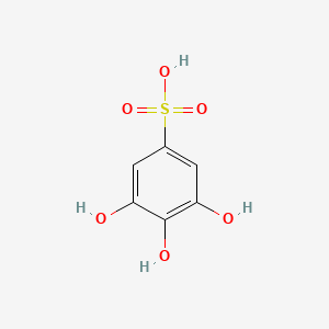 molecular formula C6H6O6S B14739411 Benzenesulfonic acid, 3,4,5-trihydroxy- CAS No. 5858-14-0