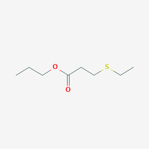 molecular formula C8H16O2S B14739414 Propyl 3-ethylsulfanylpropanoate CAS No. 5402-69-7