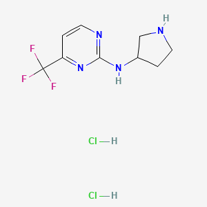 N-(pyrrolidin-3-yl)-4-(trifluoromethyl)pyrimidin-2-amine dihydrochloride