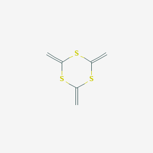 molecular formula C6H6S3 B14739443 1,3,5-Trithiane, 2,4,6-tris(methylene)- CAS No. 10578-59-3