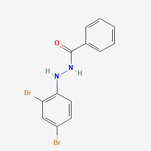 molecular formula C13H10Br2N2O B14739553 Benzoic acid, 2-(2,4-dibromophenyl)hydrazide CAS No. 2516-45-2