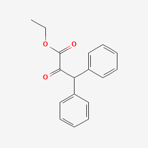molecular formula C17H16O3 B14739705 Ethyl 2-oxo-3,3-diphenyl-propanoate CAS No. 6362-64-7