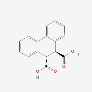 molecular formula C16H12O4 B14739803 trans-9,10-Dihydrophenanthrene-9,10-dicarboxylic acid CAS No. 2510-70-5