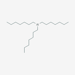 molecular formula C21H45Al B14739811 Triheptylalumane CAS No. 1188-93-8