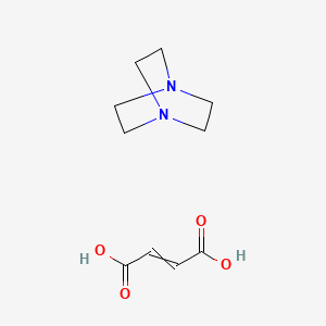molecular formula C10H16N2O4 B14739838 But-2-enedioic acid;1,4-diazabicyclo[2.2.2]octane CAS No. 2665-54-5