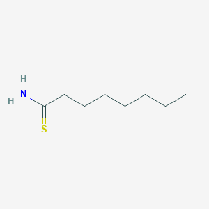 molecular formula C8H17NS B14739912 Octanethioamide CAS No. 5813-91-2