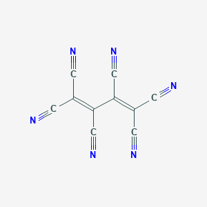 molecular formula C10N6 B14739961 Buta-1,3-diene-1,1,2,3,4,4-hexacarbonitrile CAS No. 5104-27-8