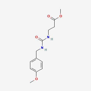 3-[3-(4-Methoxybenzyl)-ureido]-propionic acid methyl ester