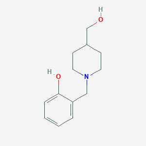 2-((4-(Hydroxymethyl)piperidin-1-yl)methyl)phenol