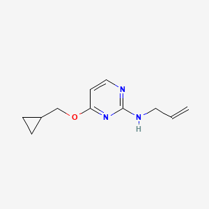 N-Allyl-4-(cyclopropylmethoxy)-2-pyrimidinamine
