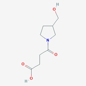 4-[3-(Hydroxymethyl)pyrrolidin-1-yl]-4-oxobutanoic acid
