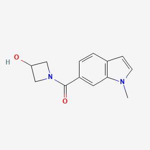 (3-hydroxyazetidin-1-yl)(1-methyl-1H-indol-6-yl)methanone