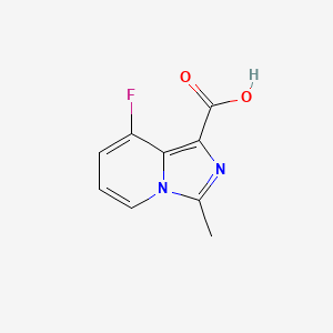 8-Fluoro-3-methylimidazo[1,5-a]pyridine-1-carboxylic acid