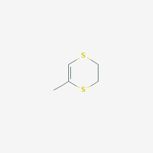 molecular formula C5H8S2 B14740609 5-Methyl-2,3-dihydro-1,4-dithiine CAS No. 5769-49-3