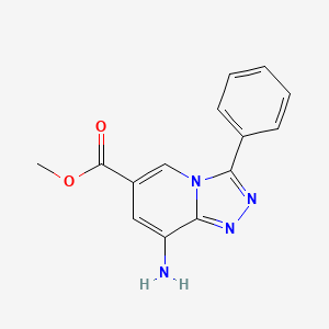 Methyl 8-amino-3-phenyl[1,2,4]triazolo[4,3-a]pyridine-6-carboxylate