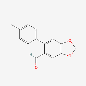 6-(4-Methylphenyl)-1,3-benzodioxole-5-carbaldehyde