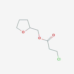 molecular formula C8H13ClO3 B14741013 Oxolan-2-ylmethyl 3-chloropropanoate CAS No. 4647-34-1