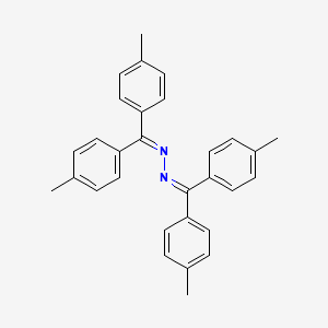 molecular formula C30H28N2 B14741050 N-[bis(4-methylphenyl)methylideneamino]-1,1-bis(4-methylphenyl)methanimine CAS No. 5895-68-1