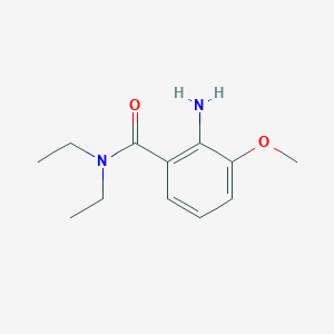 molecular formula C12H18N2O2 B14741074 2-Amino-N,N-diethyl-3-methoxybenzamide CAS No. 5081-22-1