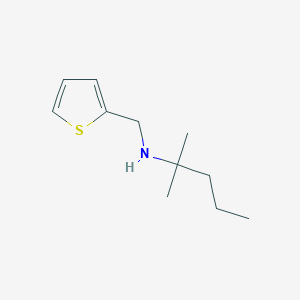 (2-Methylpentan-2-yl)(thiophen-2-ylmethyl)amine