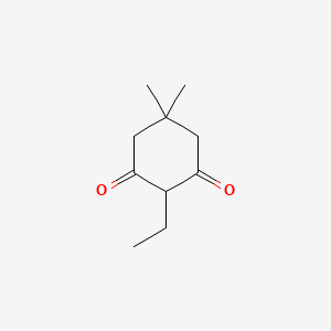 molecular formula C10H16O2 B14741121 1,3-Cyclohexanedione, 2-ethyl-5,5-dimethyl- CAS No. 2406-29-3