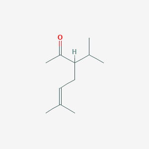 molecular formula C11H20O B14741144 6-Methyl-3-(propan-2-yl)hept-5-en-2-one CAS No. 2658-19-7