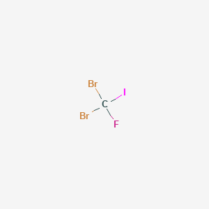 molecular formula CBr2FI B14741160 Dibromo(fluoro)iodomethane CAS No. 1478-04-2