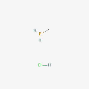 molecular formula CH6ClP B14741184 Methylphosphane;hydrochloride CAS No. 4731-55-9